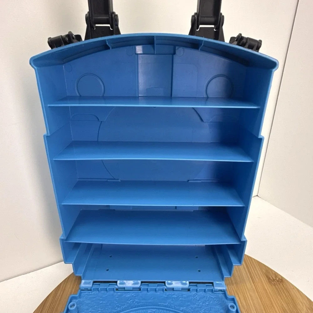 Thomas The Tank Engine Train Mattel Carrying Case Storage Toy Box Blue 2012